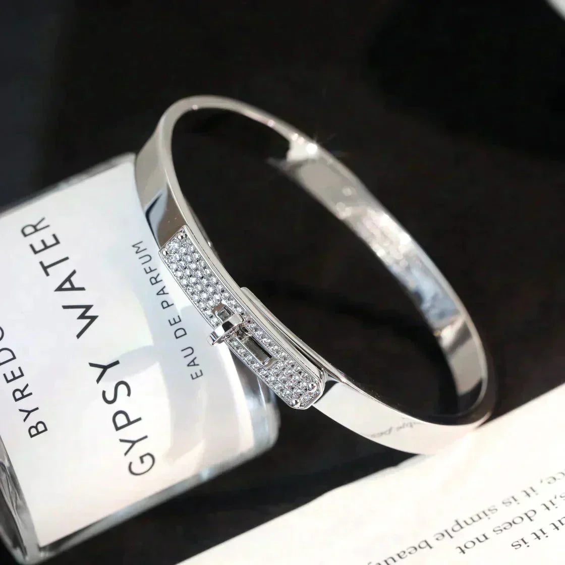 ¡®Lumi¡¯KELLY SILVER DIAMOND BRACELET