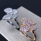 ¡®Lumi¡¯BUTTERFLY PINK GOLD DIAMOND RING