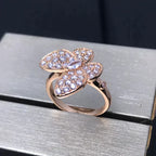 ¡®Lumi¡¯BUTTERFLY PINK GOLD DIAMOND RING