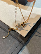 ¡®Lumi¡¯STAR BLOSSOM NECKLACE PINK GOLD DIAMONDS