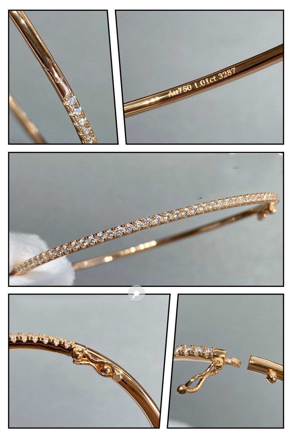 ¡®Lumi¡¯MINI DIAMOND TENNIS BRACELET