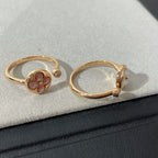 ¡®Lumi¡¯SUN 1 DIAMOND PINK MOP RING