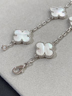 [Lumi]New CLOVER WHITE PEARL MOP 5 MOTIF BRACELET COLLECTION