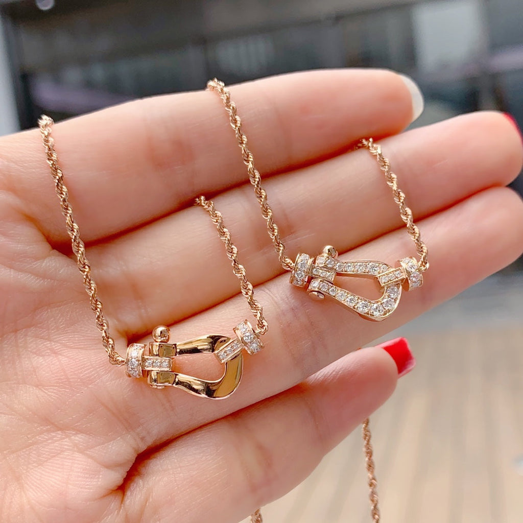 ¡®Lumi¡¯FORCE 10 PINK GOLD DIAMOND NECKLACE