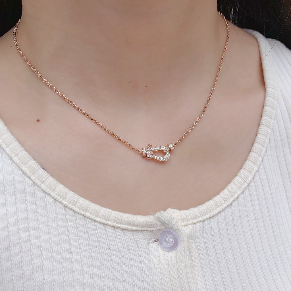 ¡®Lumi¡¯FORCE 10 PINK GOLD DIAMOND NECKLACE