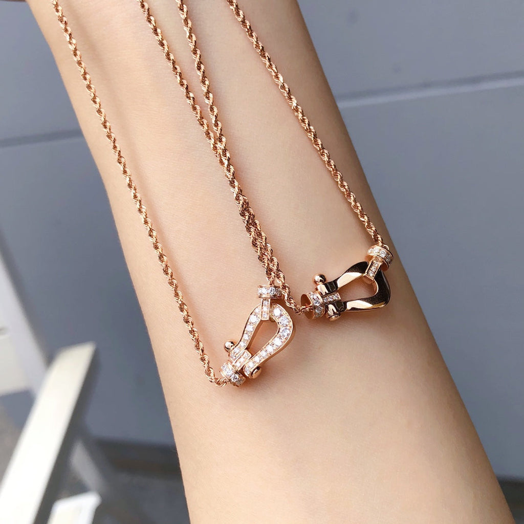 ¡®Lumi¡¯FORCE 10 PINK GOLD DIAMOND NECKLACE