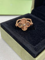 ¡®Lumi¡¯CLOVER RIVERSIBLE ROSE GOLD RING