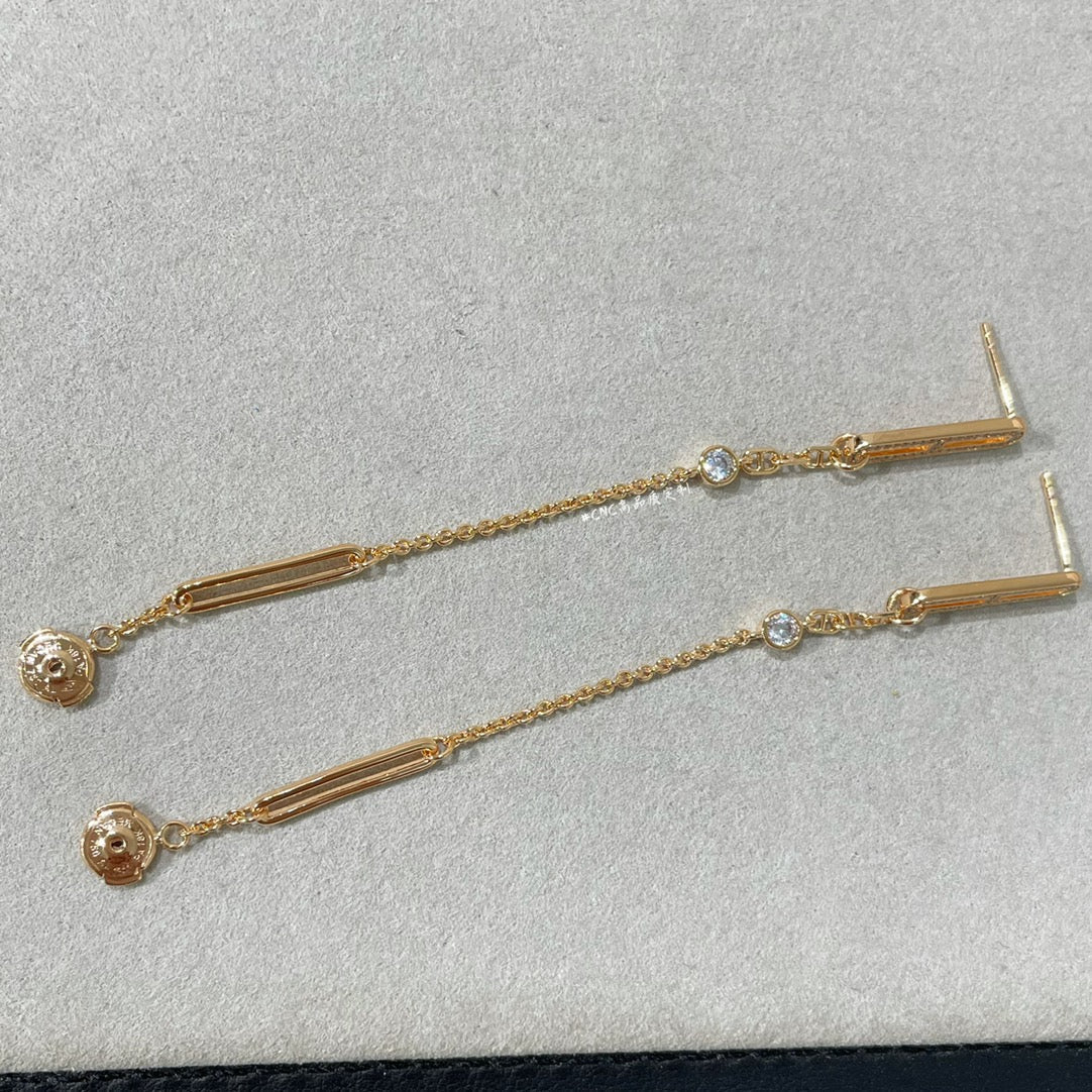 ¡®Lumi¡¯CHAINE CHAOS DIAMOND DROP EARRINGS