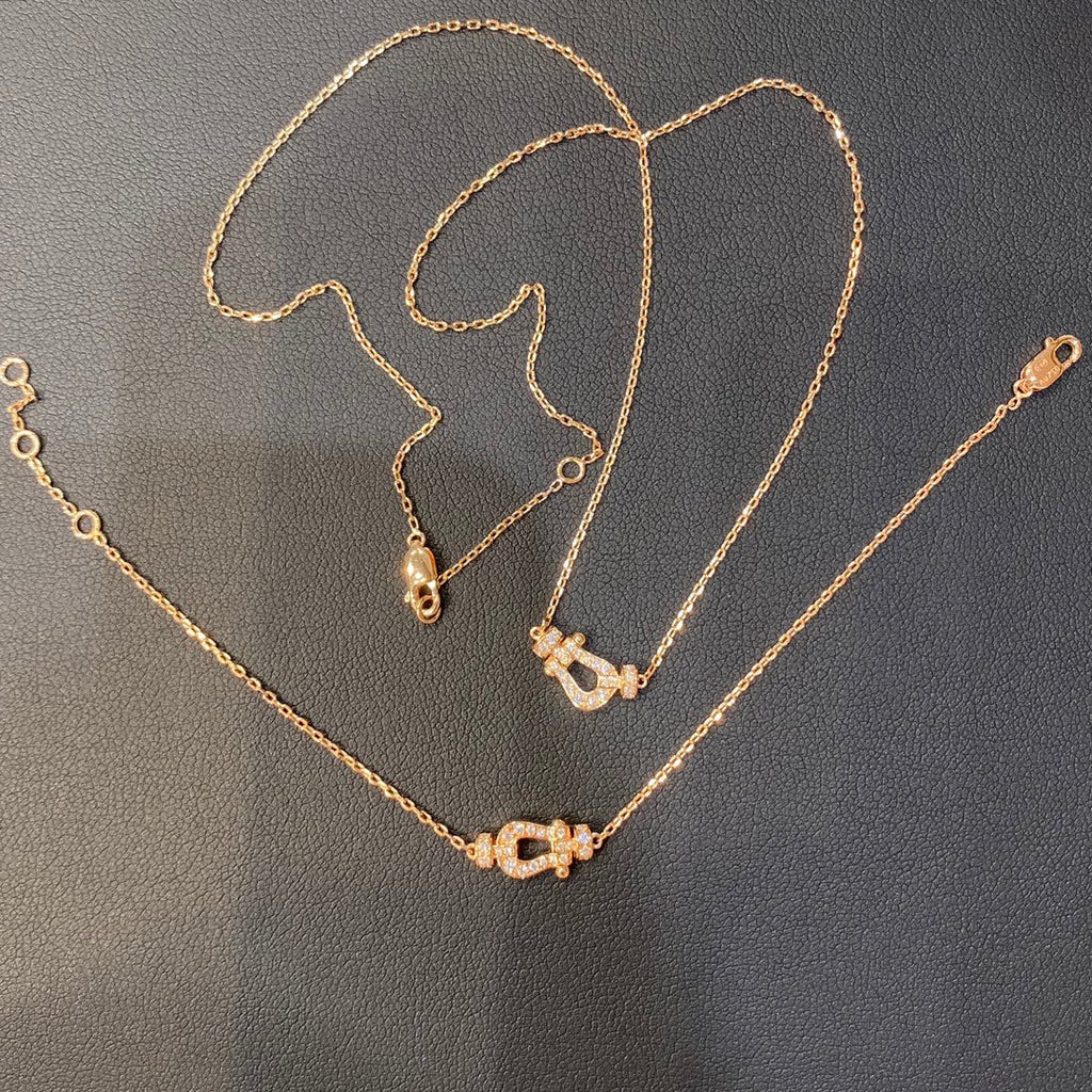 ¡®Lumi¡¯FORCE 10 DIAMOND PINK GOLD NECKLACE MINI MODEL