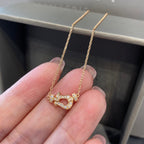 ¡®Lumi¡¯FORCE 10 DIAMOND PINK GOLD NECKLACE MINI MODEL