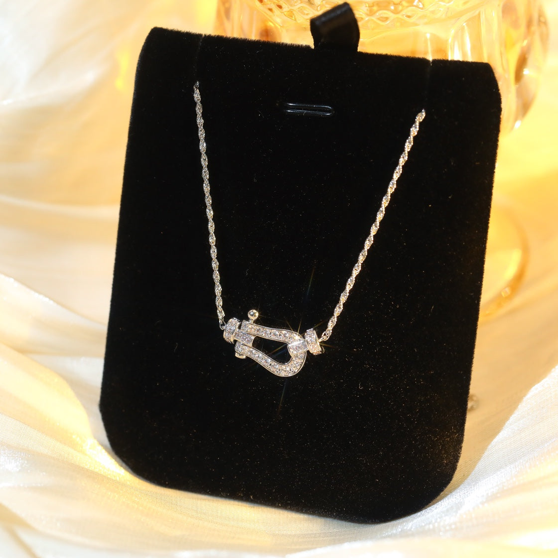 ¡®Lumi¡¯FORCE 10 DIAMOND SILVER NECKLACE MINI MODEL
