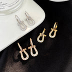 ¡®Lumi¡¯FORCE 10 FULL DIAMOND DROP EARRINGS MEDIUM MODEL