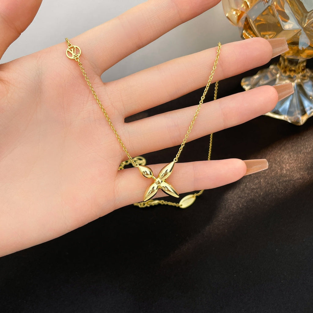 ¡®Lumi¡¯LOUISETTE GOLD NECKLACE