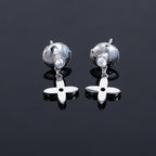 ¡®Lumi¡¯VIDYLLE SILVER DIAMOND MINI DROP EARRINGS