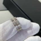 ¡®Lumi¡¯LOVE DIAMOND SILVER HOOP EARRINGS