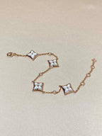 ¡®Lumi¡¯STAR 4 MOTIF MOP DIAMOND PINK GOLD BRACELET