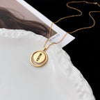 [Imperial] MOVE MOP PINK GOLD NECKLACE