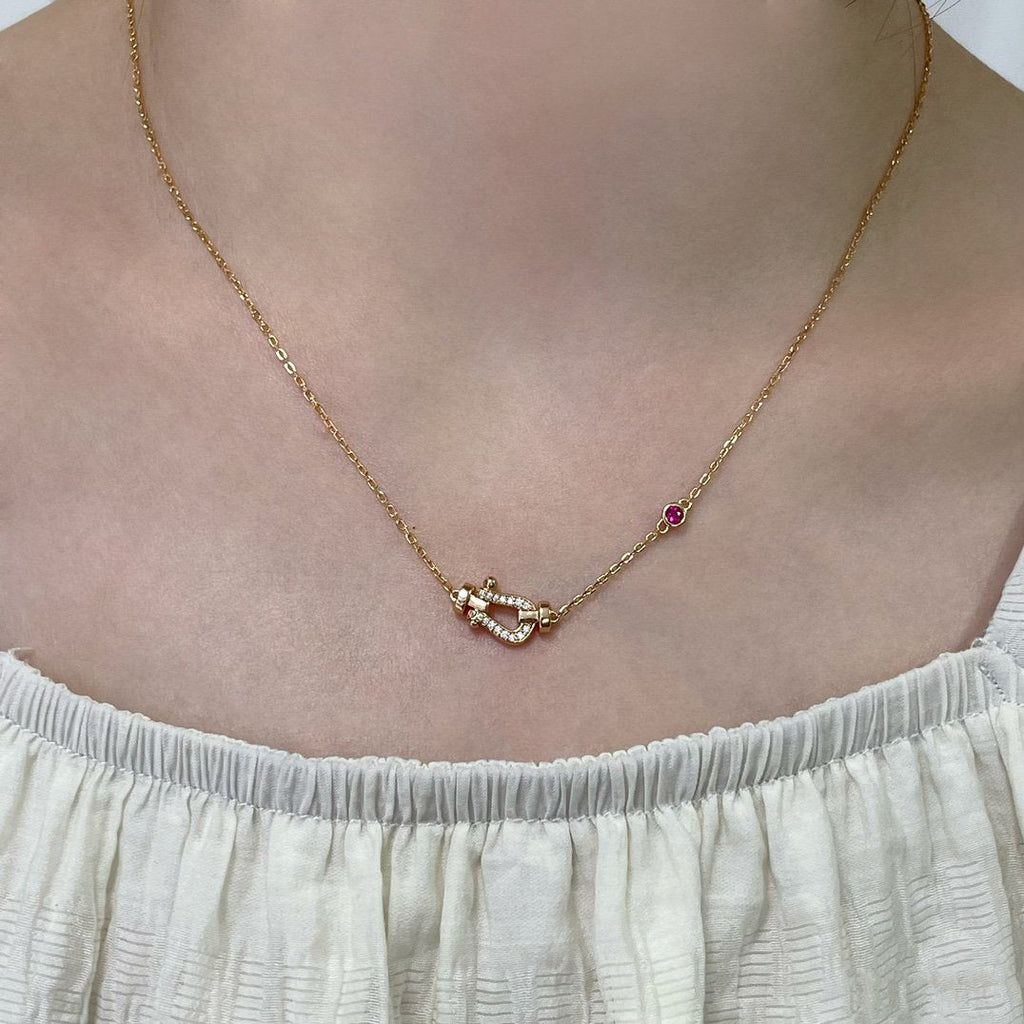 ¡®Lumi¡¯FORCE 10 DIAMOND PINK GOLD NECKLACE