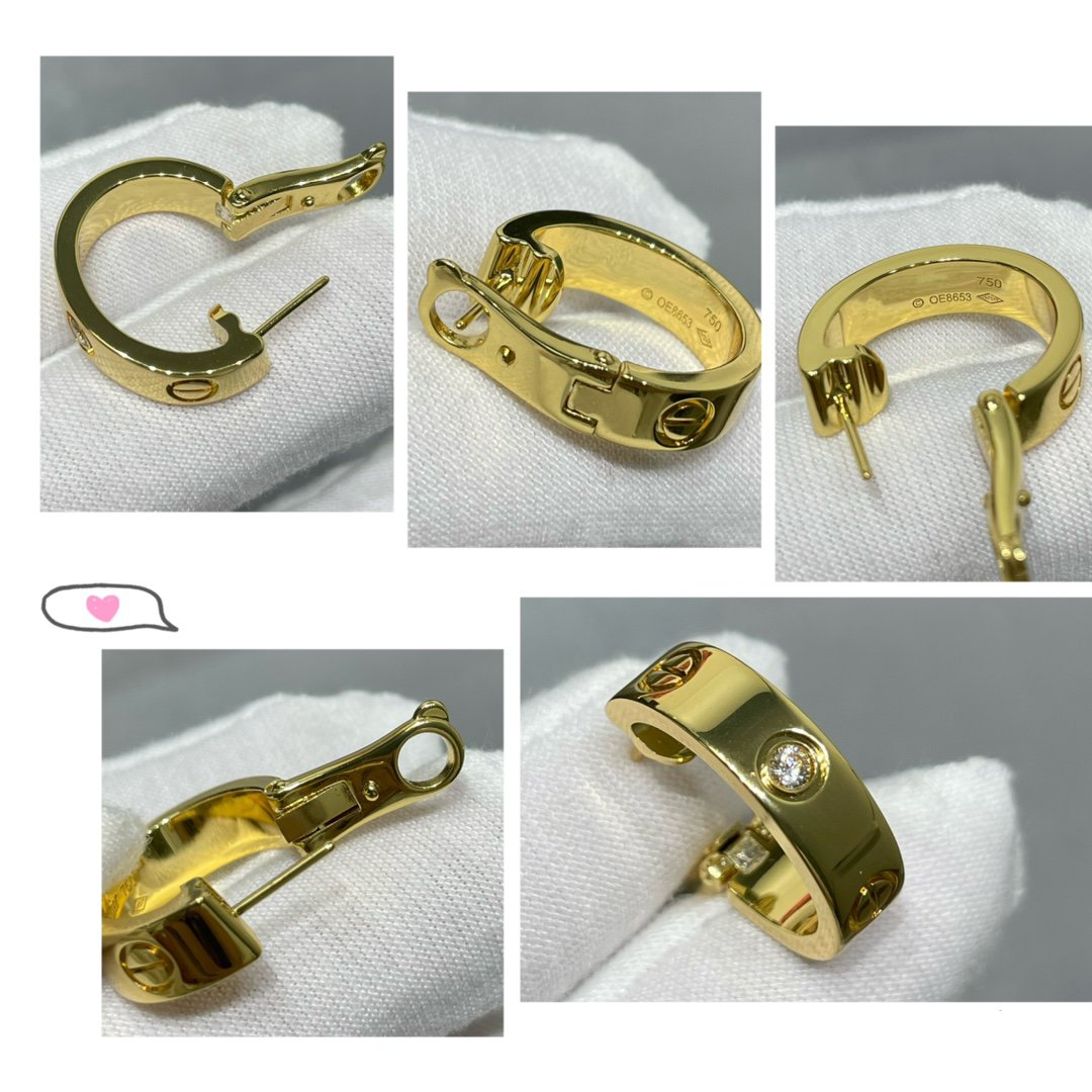 ¡®Lumi¡¯LOVE 5.5MM 1 DIAMOND EARRINGS
