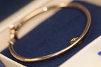 ¡®Lumi¡¯IDYLLE PINK GOLD OPEN BRACELET DIAMOND PAVED