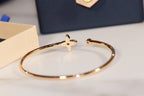 ¡®Lumi¡¯IDYLLE GOLD OPEN BRACELET DIAMOND PAVED