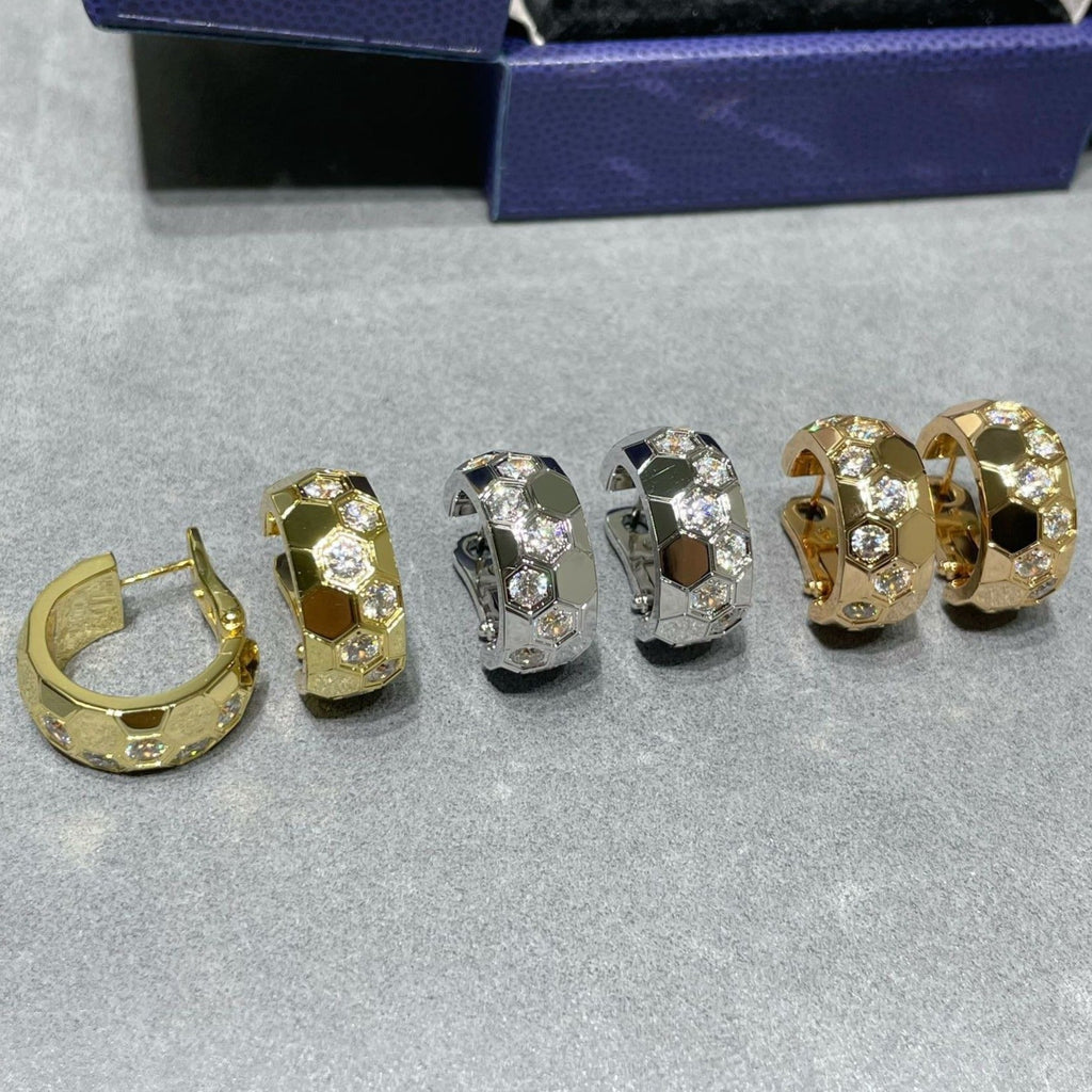¡®Lumi¡¯BEE LOVE DIAMOND HOOP EARRINGS