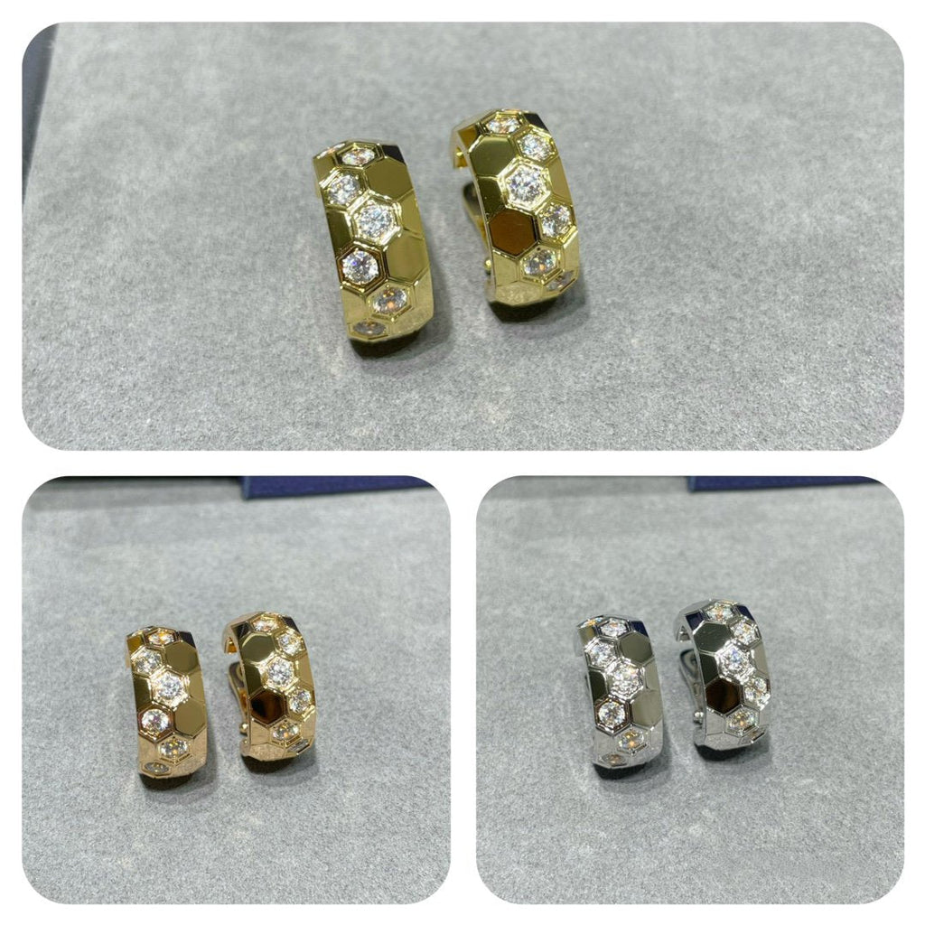 ¡®Lumi¡¯BEE LOVE DIAMOND HOOP EARRINGS