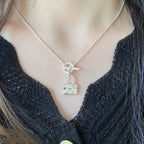 ¡®Lumi¡¯CONSTANCE PEDANT SILVER NECKLACE