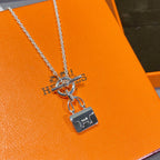 ¡®Lumi¡¯CONSTANCE PEDANT SILVER NECKLACE