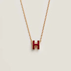 ¡®Lumi¡¯HM CLIC RED ENAMEL GOLD NECKLACE