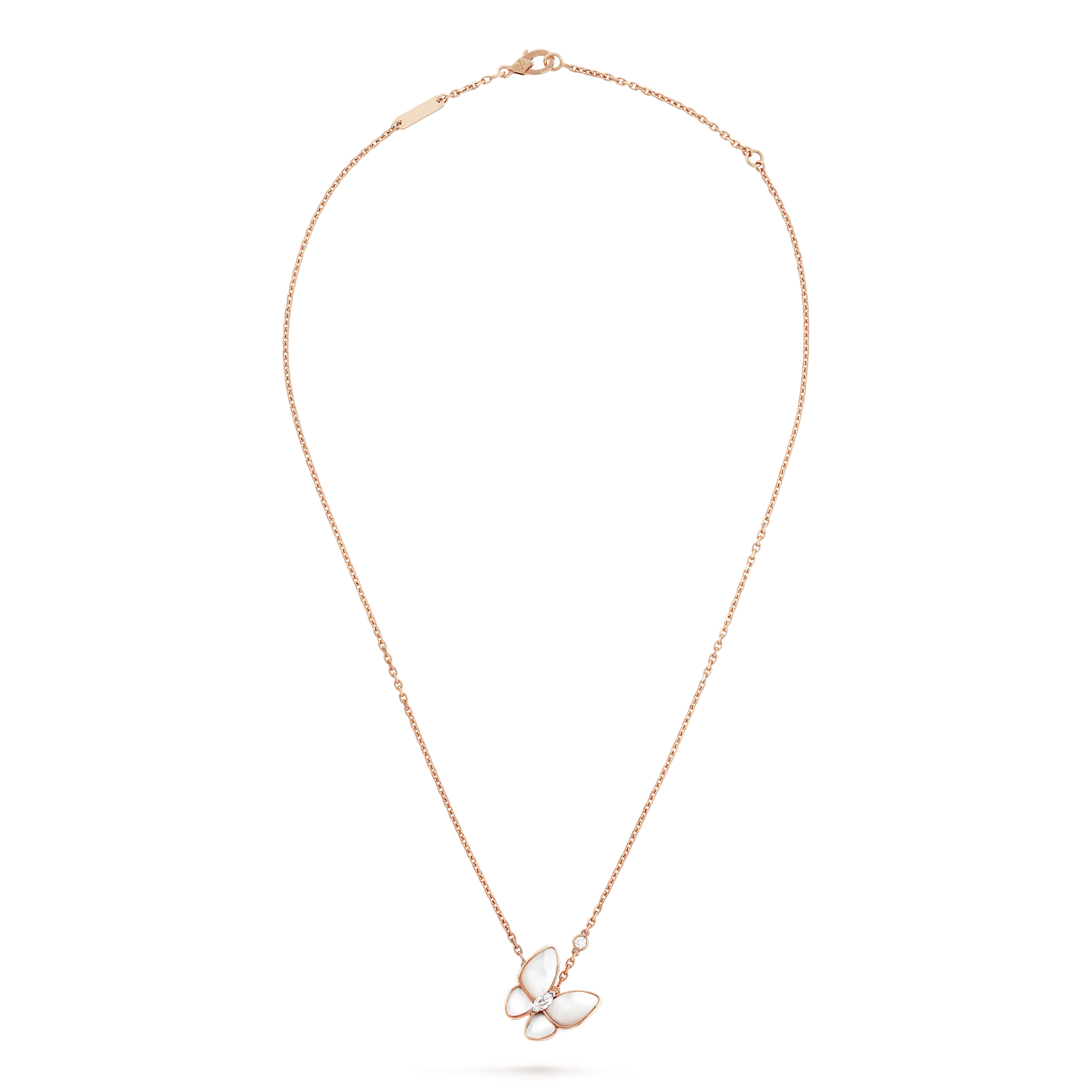 ¡®Lumi¡¯BUTTERFLY MOP DIAMOND NECKLACE