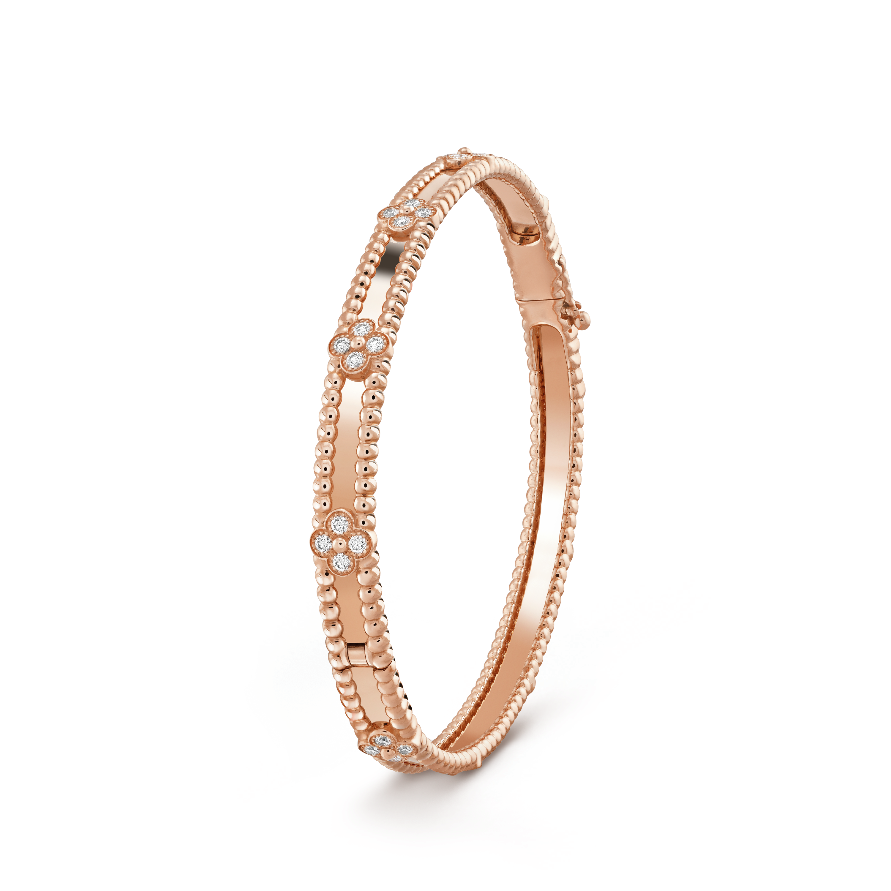 ¡®Lumi¡¯CLOVER BRACELET 4MM DIAMONDS