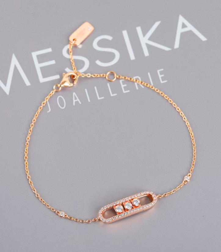 [Lumi Jewelry]2026 BRAND-NEW FROSTED BRACELET WITH DIAMONDS