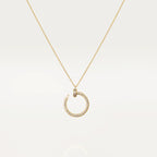 ¡®Lumi¡¯JUSTE NECKLACE GOLD DIAMONDS