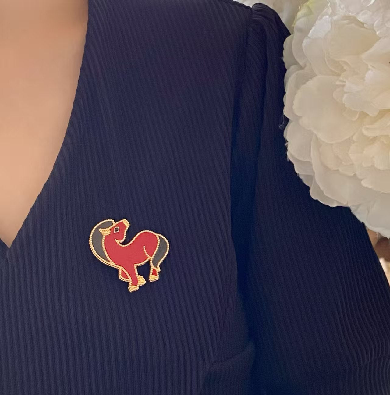 [Lumi Jewelry]2026 NEW Spring/Summer Animal Party Brooch  Horse