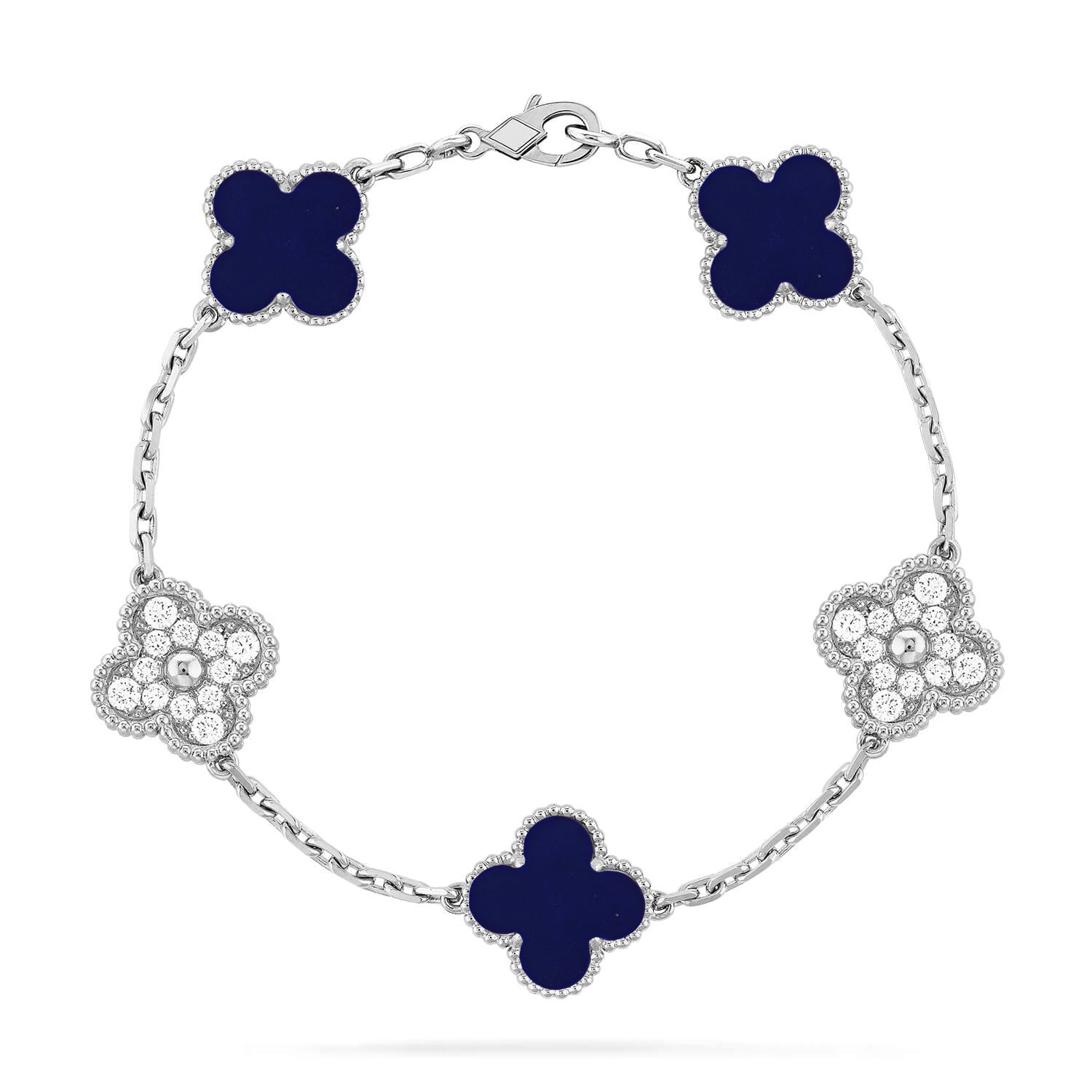 [Lumi]New CLOVER 5 MOTIF LAPIS LAZULI BRACELET COLLECTION