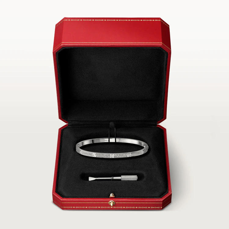 ¡®Lumi¡¯LOVE BRACELET 3.65MM DIAMOND-PAVED