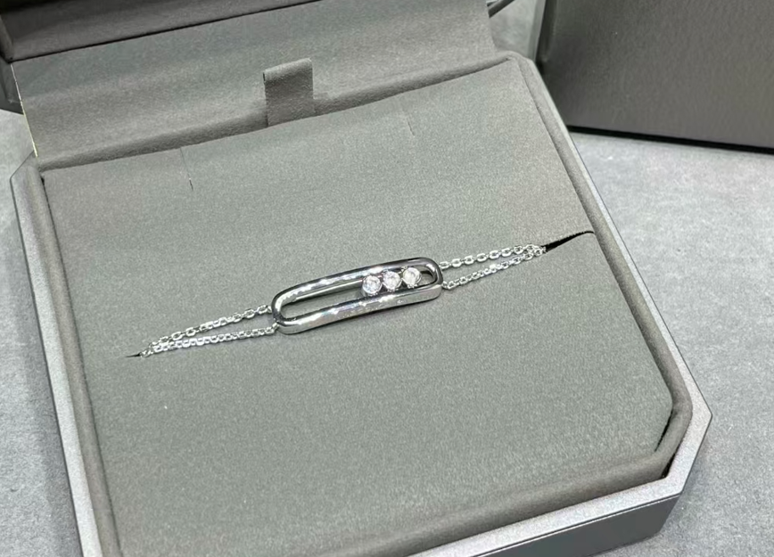 [Lumi Jewelry]2026 BRAND-NEW FROSTED BRACELET WITH DIAMONDS