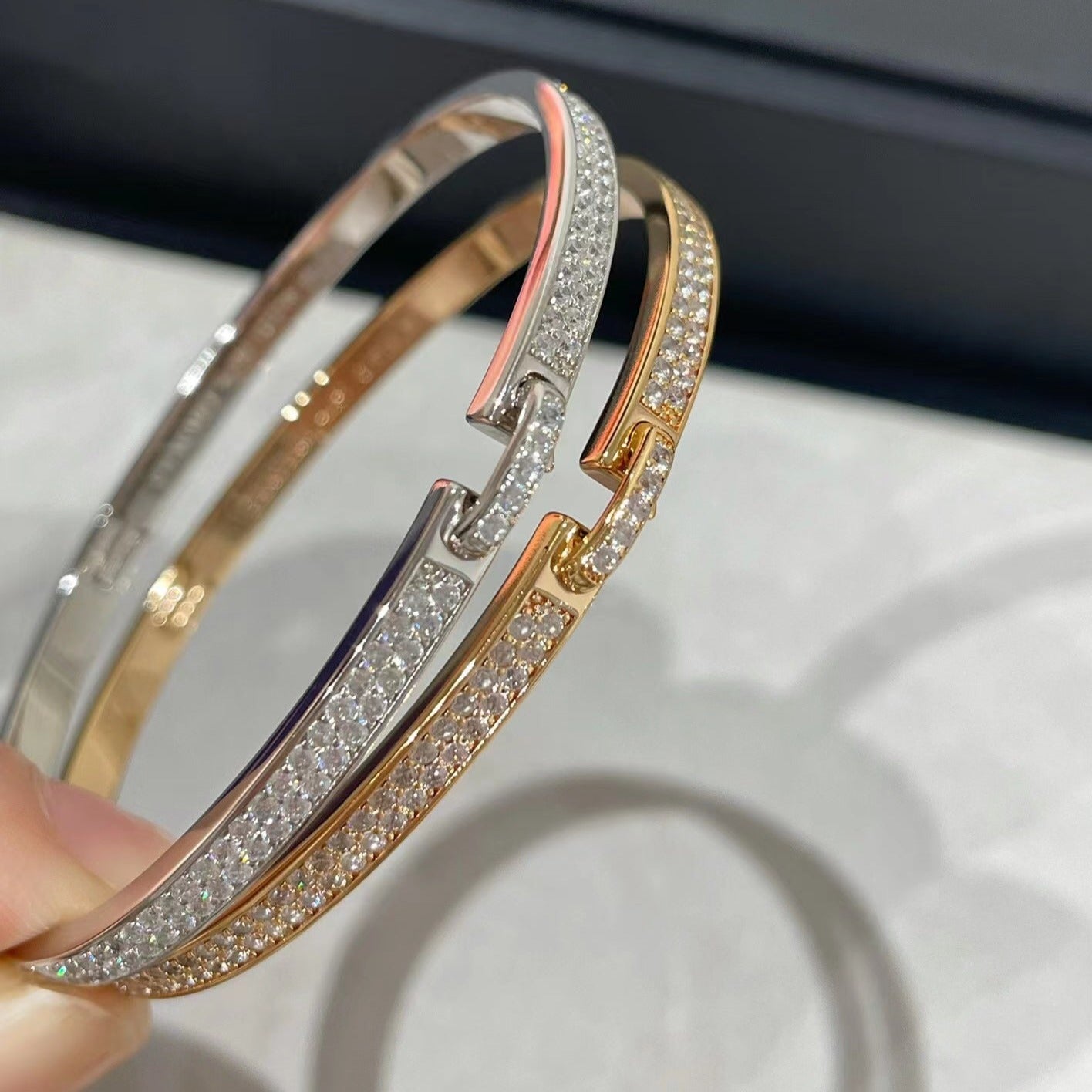 ¡®Lumi¡¯LIENS VIDENCE DIAMOND PAVED BRACELET