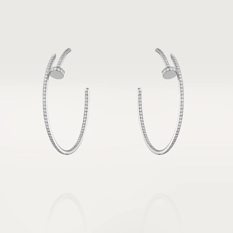 ¡®Lumi¡¯JUSTE EARRINGS FULL DIAMONDS 1.8MM