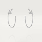 ¡®Lumi¡¯JUSTE EARRINGS FULL DIAMONDS 1.8MM