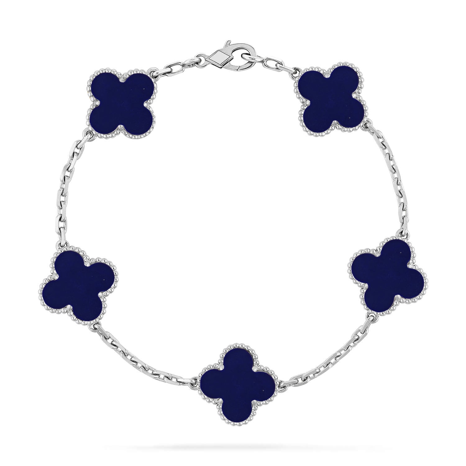 [Lumi jewelry]CLOVER 5 MOTIF LAPIS LAZULI BRACELET COLLECTION