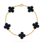 [Lumi jewelry]CLOVER 5 MOTIF PIETERSITE BRACELET COLLECTION