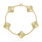 [Lumi jewelry] CLOVER 5 MOTIF LASER BRACELET COLLECTION