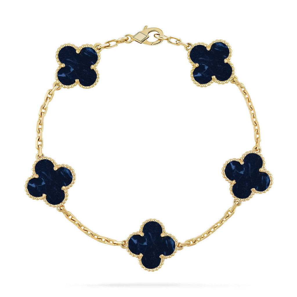 [Lumi]New CLOVER 5 MOTIF PIETERSITE BRACELET COLLECTION