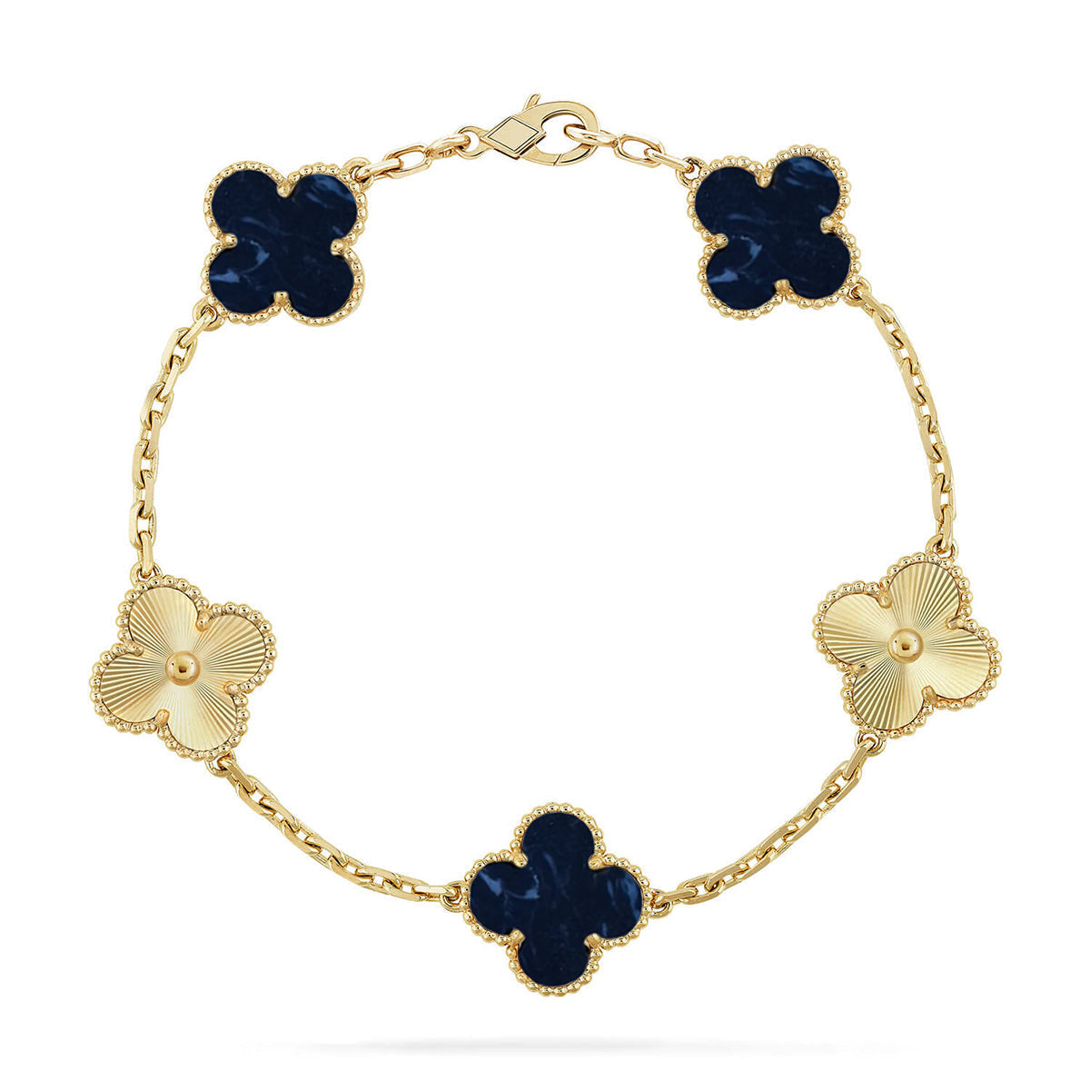 [Lumi]New CLOVER 5 MOTIF PIETERSITE BRACELET COLLECTION