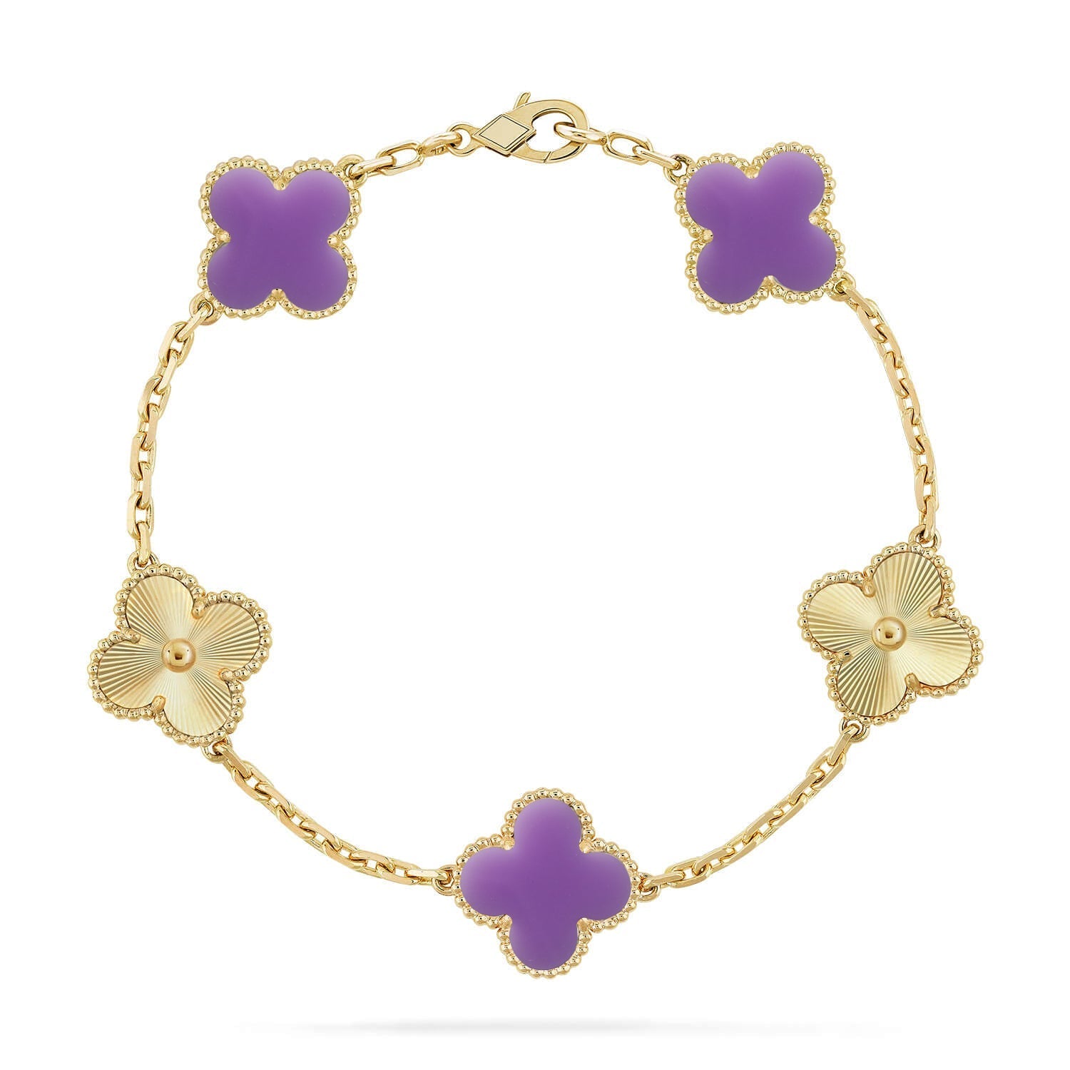 [Lumi]New CLOVER 5 MOTIF LIGHT PURPLE BRACELET COLLECTION