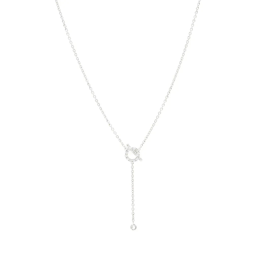 ¡®Lumi¡¯FINESSE SILVER DIAMOND NECKLACE