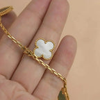 ¡®Lumi¡¯LUCKY SPRING 5 MOTIF GOLD BRACELET