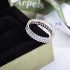 ¡®Lumi¡¯PERLEE DIAMOND SILVER RING